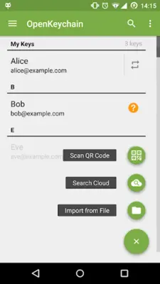 OpenKeychain android App screenshot 4